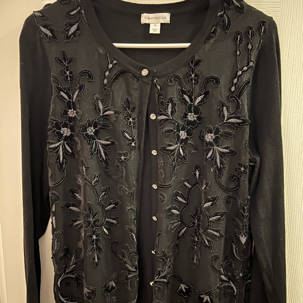 EUC Charter Club Cardigan in Size Medium